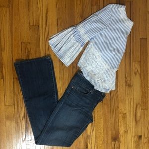 curvy GAP jeans. Worn once